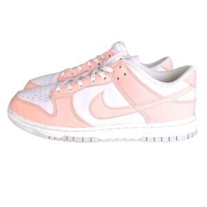 Nike low dunks pale Coral White size 8 women's athletic activewear preppy